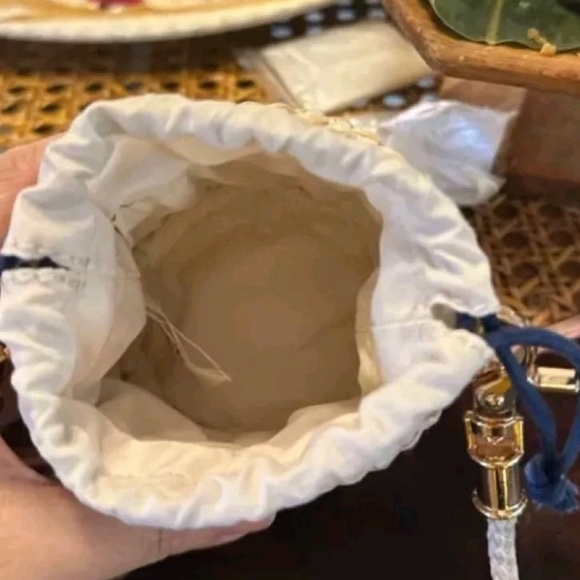 🔥LAST Day💙 Christian DIOR Authentic Straw Pouch Rattan MINI Rare - Picture 6 of 16